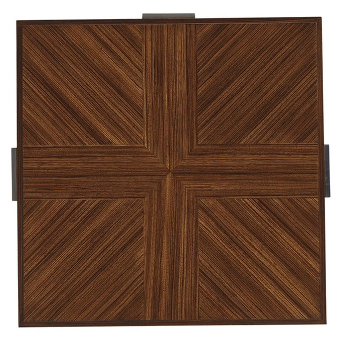 Lexington Kitano Gianni Square End Table in Taupe