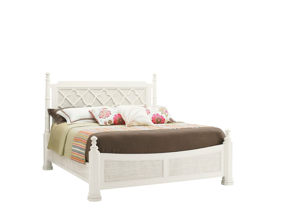Tommy Bahama Ivory Key Prichards King Poster/Canopy Bed