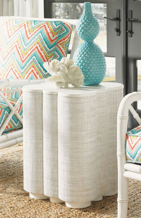 Tommy Bahama Ivory Key Spar Point Chairside Table