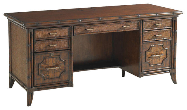 Sligh Bal Halbour Isle of Palms Credenza in Tobacco Brown Finish image