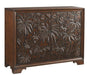 Tommy Bahama Home Landara Balboa Carved Door Chest in Rich Tobacco Finish image