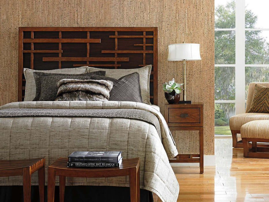 Tommy Bahama Home Island Fusion Hana Night Table in Dark Walnut image