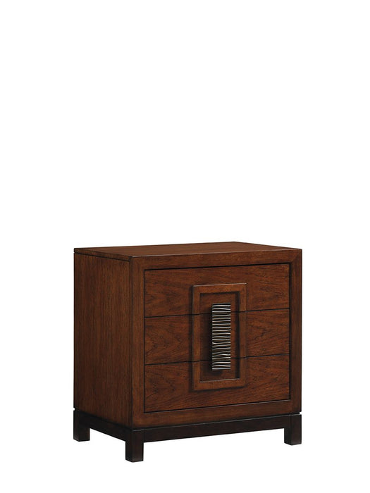 Tommy Bahama Home Island Fusion Isabela Nightstand in Dark Walnut