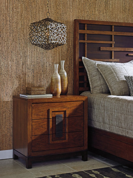 Tommy Bahama Home Island Fusion Isabela Nightstand in Dark Walnut image