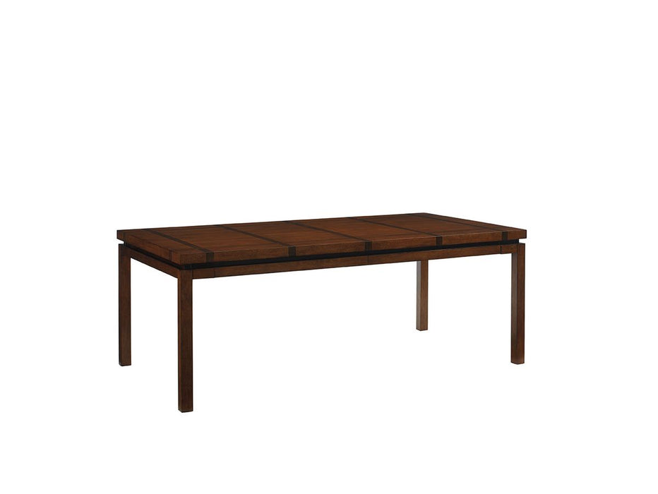 Tommy Bahama Home Island Fusion Marquesa Rectangular Dining Table in Dark Walnut