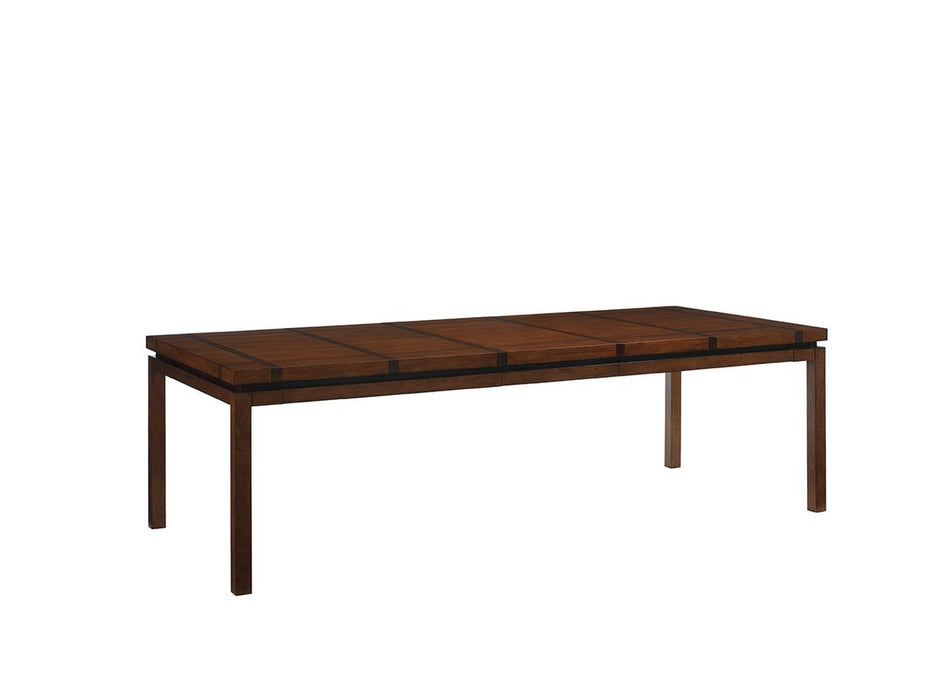 Tommy Bahama Home Island Fusion Marquesa Rectangular Dining Table in Dark Walnut