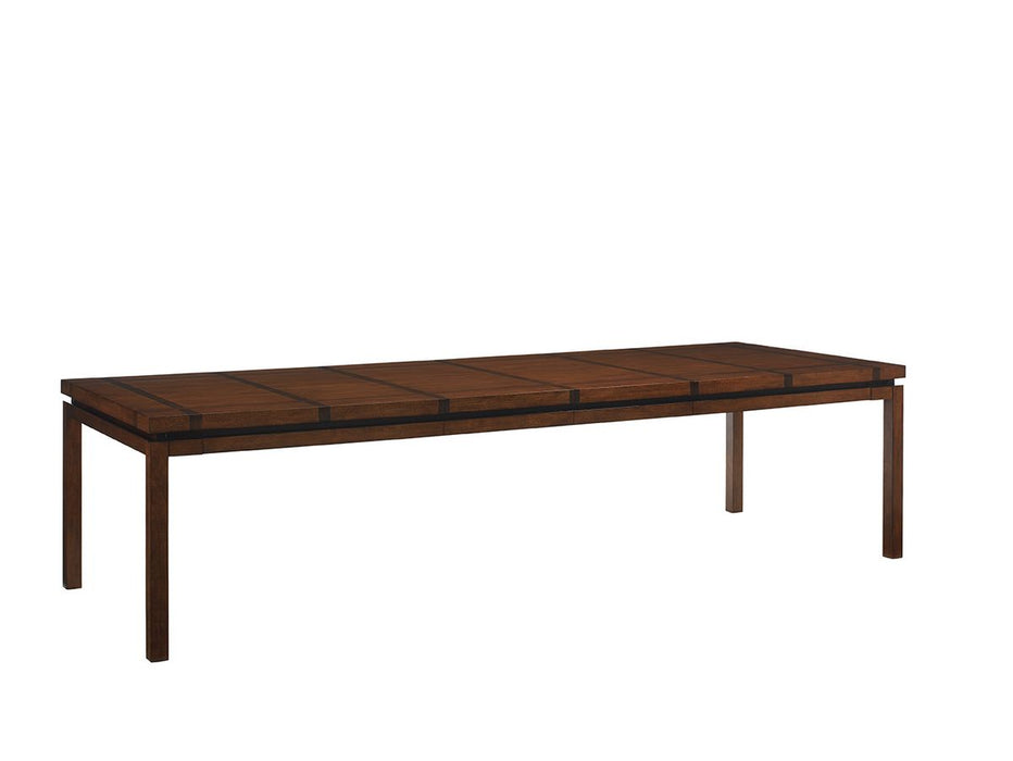 Tommy Bahama Home Island Fusion Marquesa Rectangular Dining Table in Dark Walnut