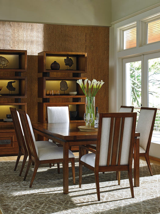 Tommy Bahama Home Island Fusion Marquesa Rectangular Dining Table in Dark Walnut image