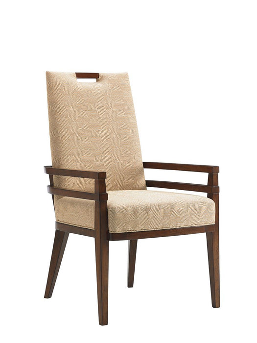 Tommy Bahama Home Island Fusion Coles Bay Arm Chair in Cresting Waves (Set of 2)