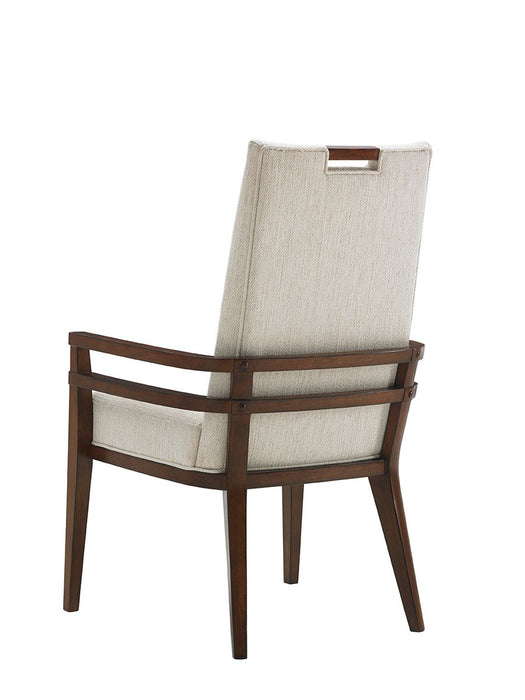 Tommy Bahama Home Island Fusion Coles Bay Arm Chair in Ivory (Set of 2)