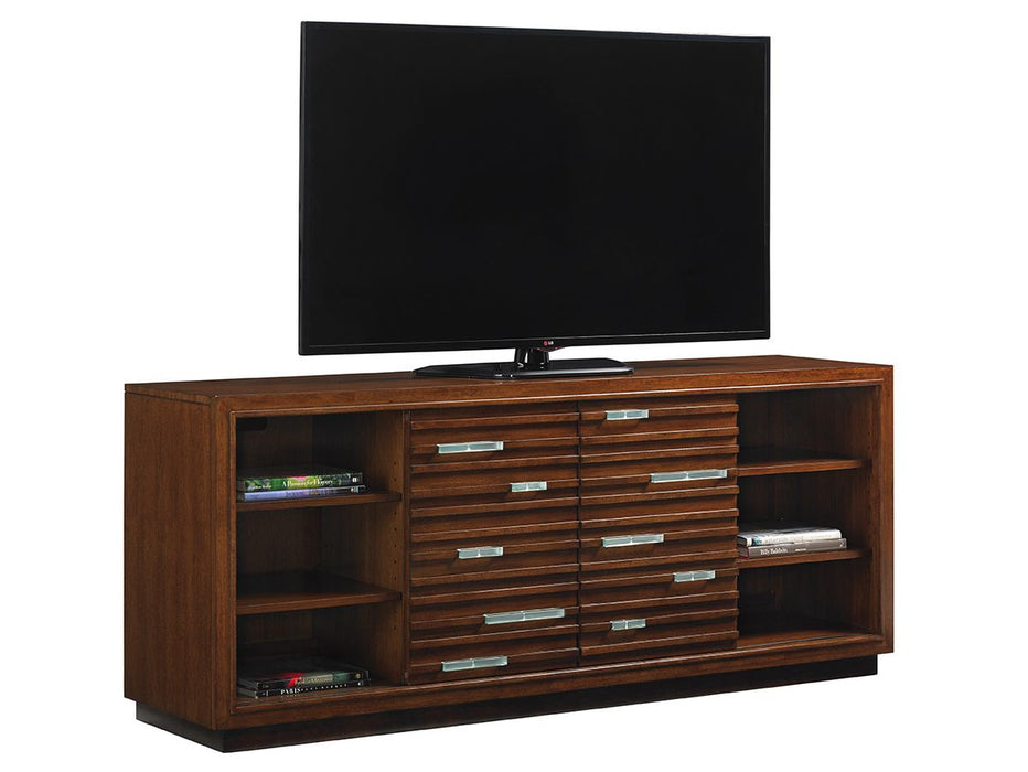 Tommy Bahama Home Island Fusion Princeville Media Console in Dark Walnut image