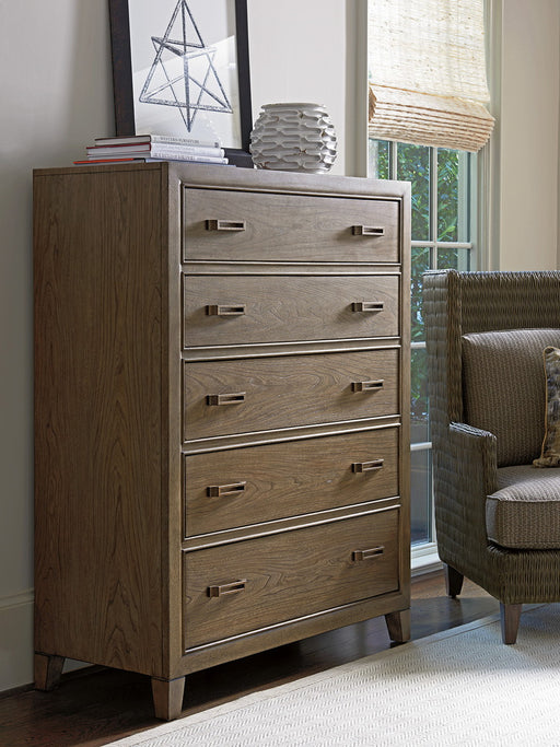 Tommy Bahama Home Cypress Point Brookdale Drawer Chest in Hatteras Gray image