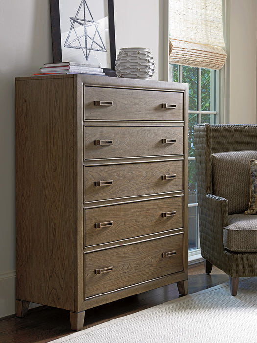 Tommy Bahama Home Cypress Point Brookdale Drawer Chest in Hatteras Gray image