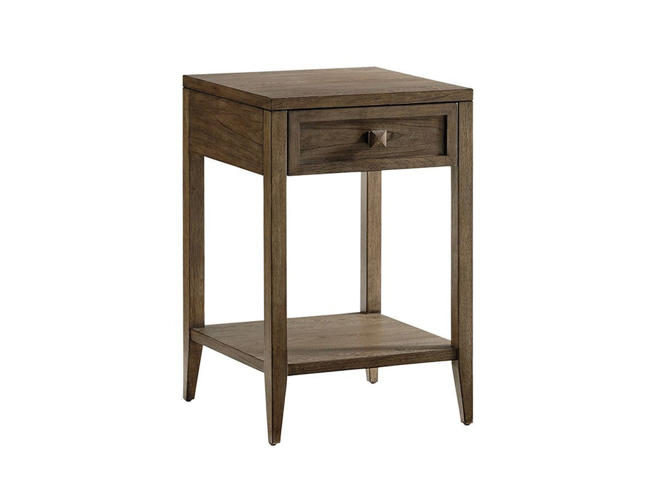 Tommy Bahama Home Cypress Point Ellsworth Night Table in Hatteras Gray