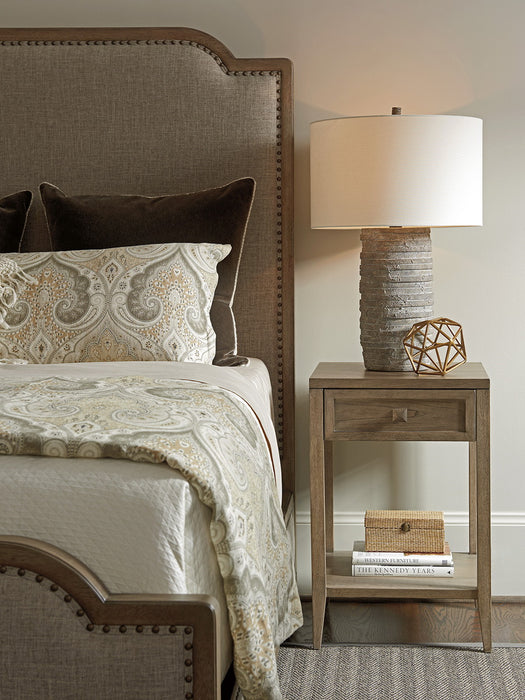 Tommy Bahama Home Cypress Point Ellsworth Night Table in Hatteras Gray