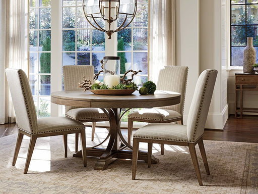 Tommy Bahama Home Cypress Point Atwell Dining Table in Hatteras Gray image