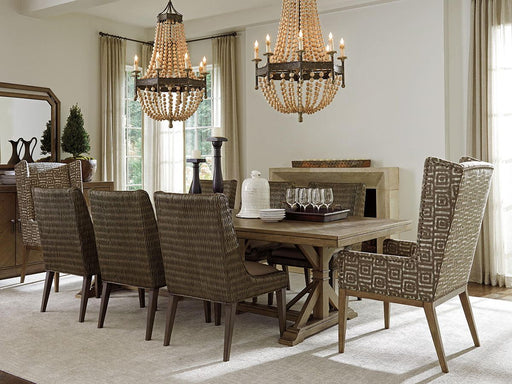 Tommy Bahama Home Cypress Point Pierpoint Dining Table in Hatteras Gray image