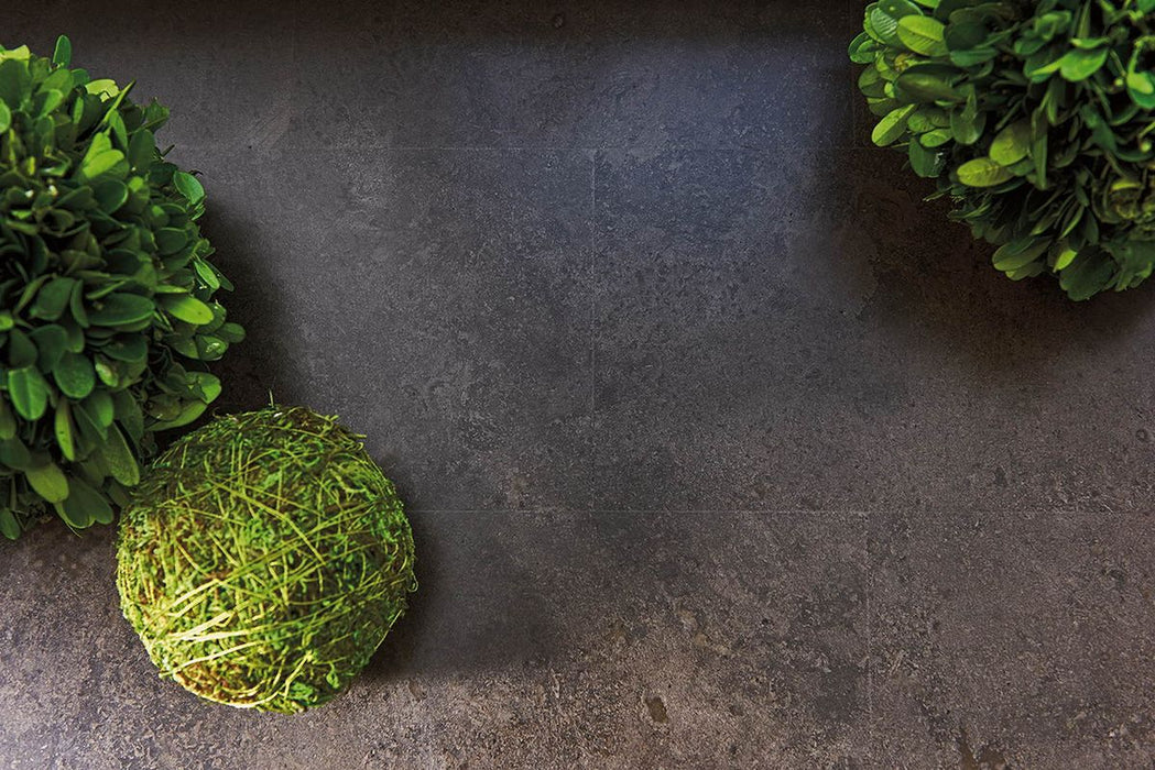 Tommy Bahama Home Cypress Point Montera Travertine Console in Burnt Sienna