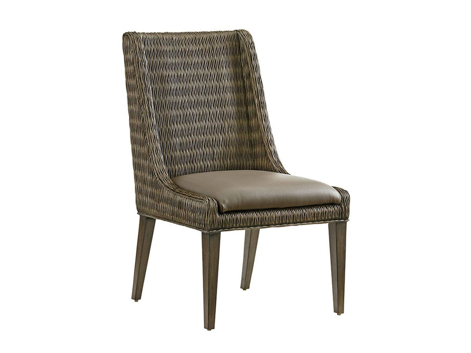 Tommy Bahama Home Cypress Point Brandon Side Chair (Set of 2) in Hatteras Gray