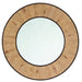 Tommy Bahama Home Los Altos Carins Round Mirror in Natural Oak image