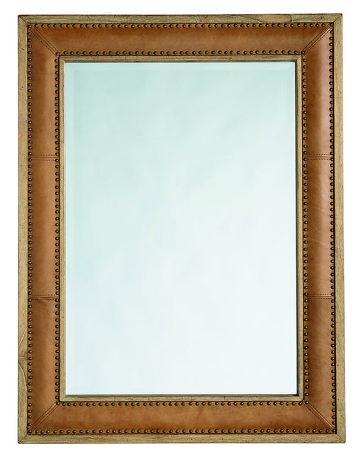 Tommy Bahama Home Los Altos Dominica Leather Rectangular Mirror in Natural Oak image