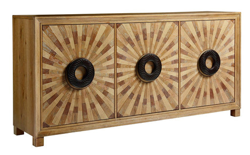 Tommy Bahama Home Los Altos Viceroy 3 Door Buffet in Natural Oak image