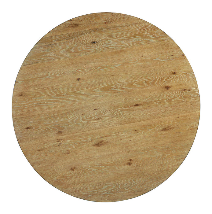 Tommy Bahama Home Los Altos Weston Round Dining Table in Natural Oak