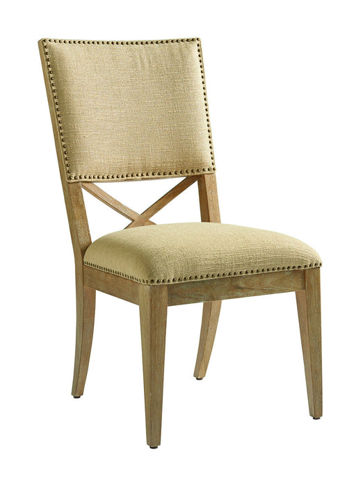 Tommy Bahama Home Los Altos Alderman Upholstered Side Chair in Natural Oak (Set of 2) image