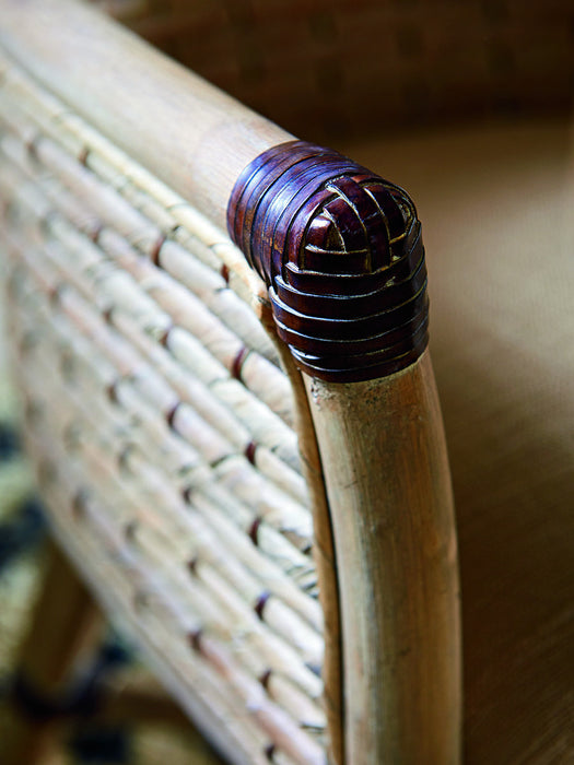 Tommy Bahaman Home Los Altos Keeling Woven Arm Chair in Natural Oak (Set of 2)