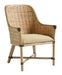 Tommy Bahaman Home Los Altos Keeling Woven Arm Chair in Natural Oak (Set of 2) image