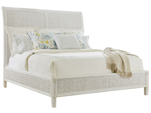 Tommy Bahama Ocean Breeze Siesta Key Queen Woven Panel Bed in White image