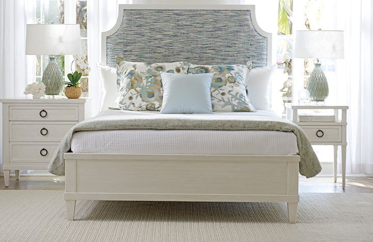 Tommy Bahama Ocean Breeze Bonita 3 Drawer Nightstand in White