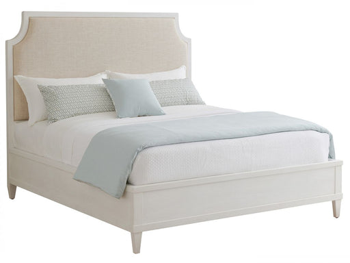 Tommy Bahama Ocean Breeze Belle Isle Upholstered Cal King Panel Bed in Sandy White image