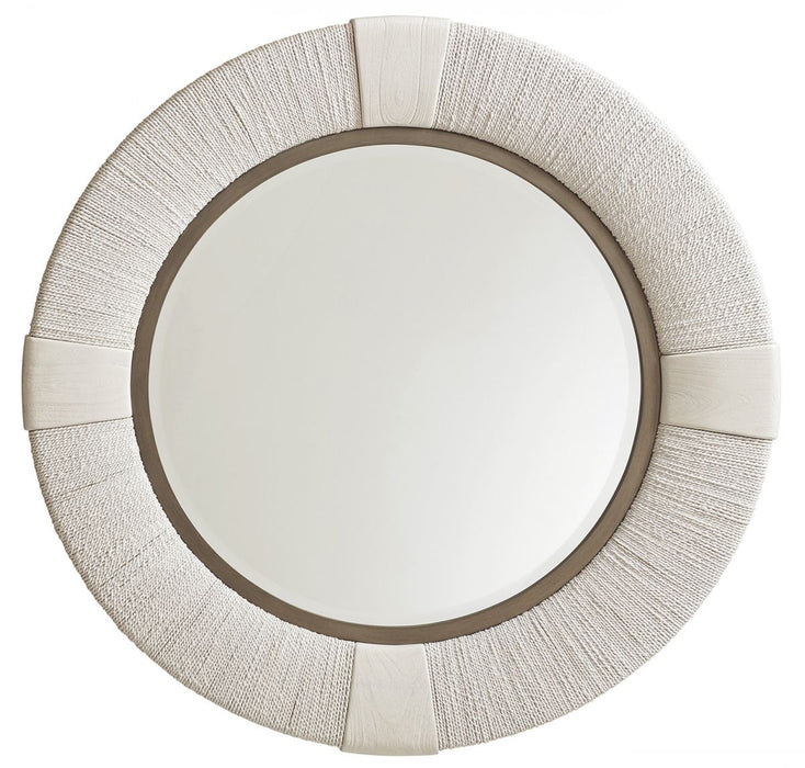 Tommy Bahama Ocean Breeze Seacroft Round Mirror in Sand image