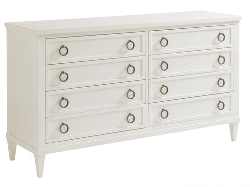 Tommy Bahama Ocean Breeze Kings Bay 8 Drawer Double Dresser in White image