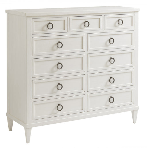 Tommy Bahama Ocean Breeze Pinecrest Gentlemans 11 Drawer Chest in White image