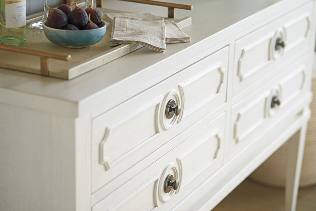 Tommy Bahama Ocean Breeze Delray 4 Drawer Server in White