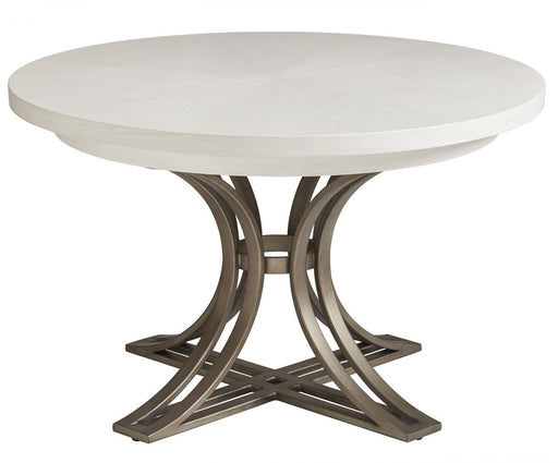 Tommy Bahama Ocean Breeze Marsh Creek Round Dining Table in White image