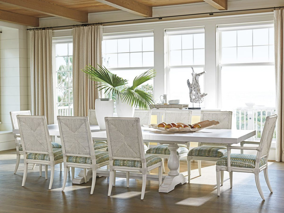 Tommy Bahama Ocean Breeze Captiva Rectangular Dining Table in White