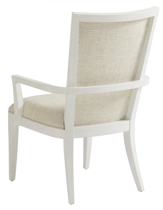 Tommy Bahama Ocean Breeze Sea Winds Upholstered Arm Chair in Sandy White (Set of 2)