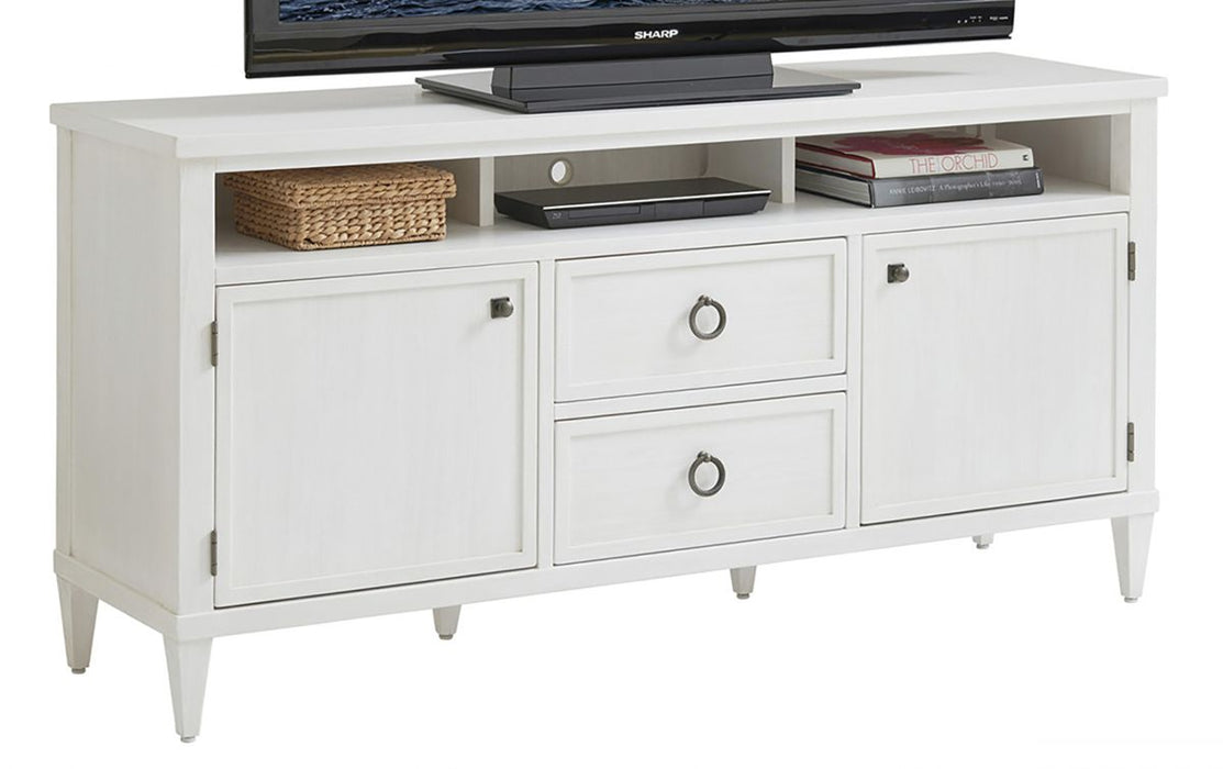 Tommy Bahama Ocean Breeze Dockside 2 Drawer Media Console in White image