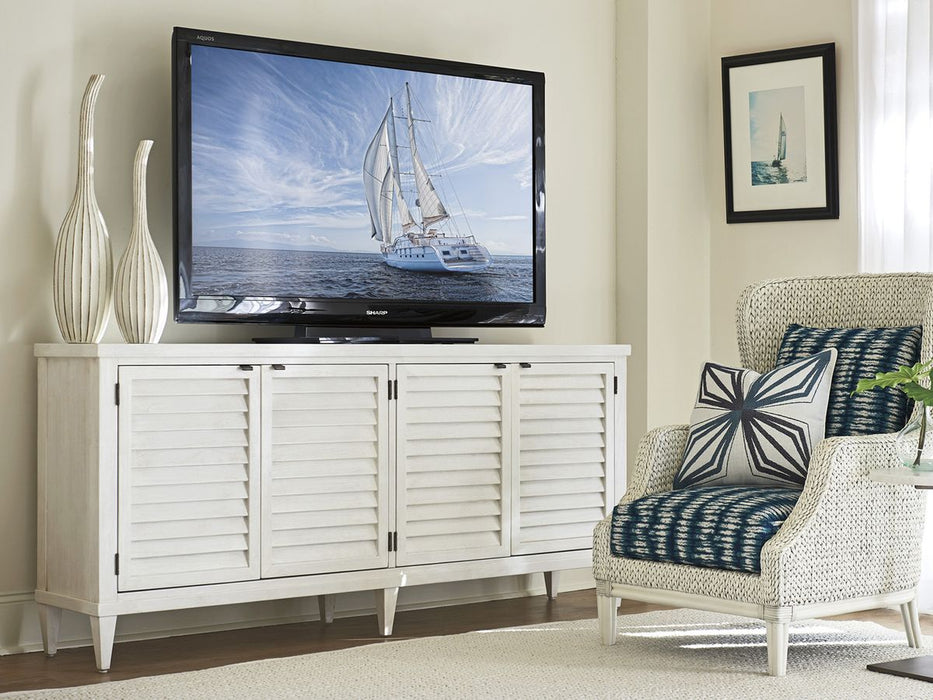 Tommy Bahama Ocean Breeze Lantern Bay Media Console in White