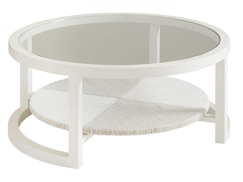 Tommy Bahama Ocean Breeze Pompano Round Cocktail Table in Sand image