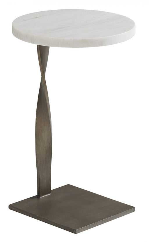 Tommy Bahama Ocean Breeze Rockville Round Martini Table in Aged Pewter/White image