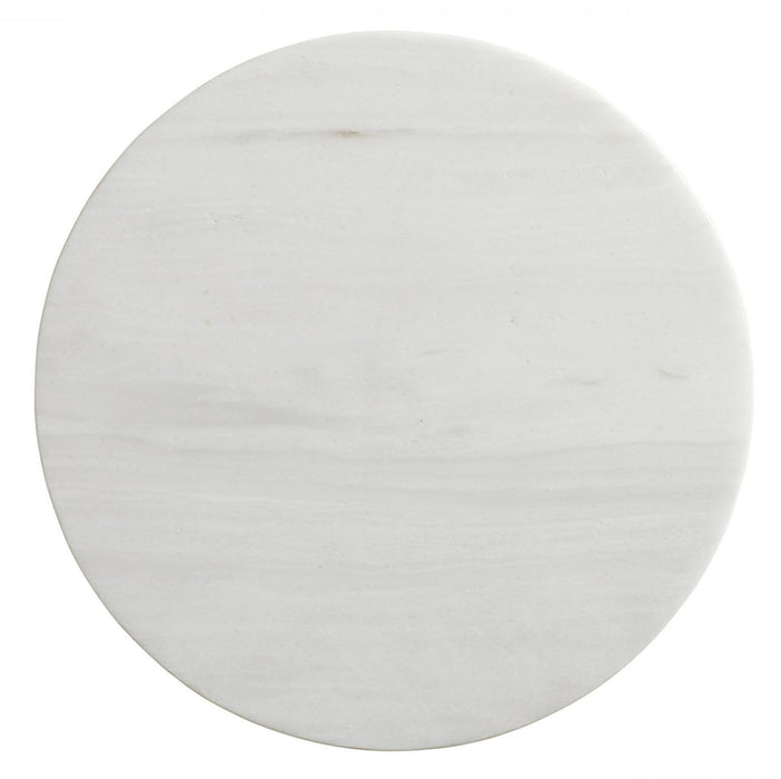 Tommy Bahama Ocean Breeze Rockville Round Martini Table in Aged Pewter/White