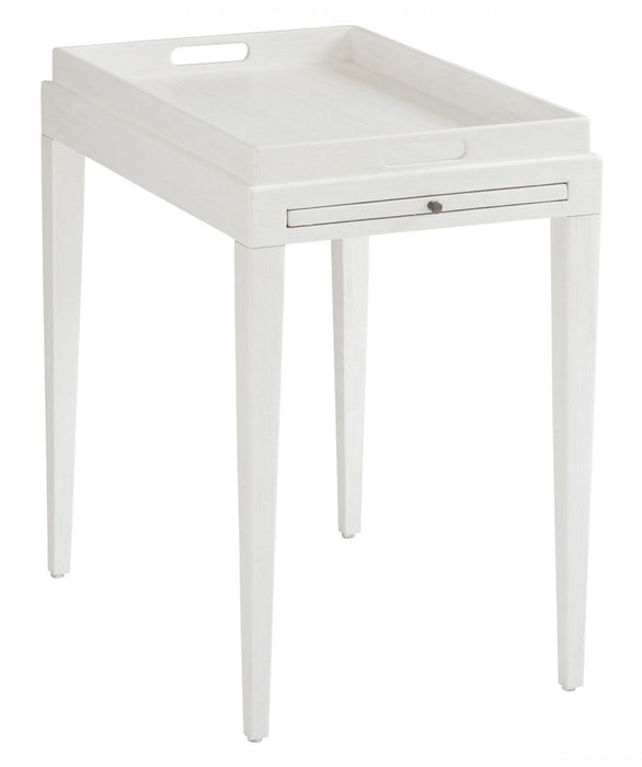 Tommy Bahama Ocean Breeze Broad River Rectangular End Table in White