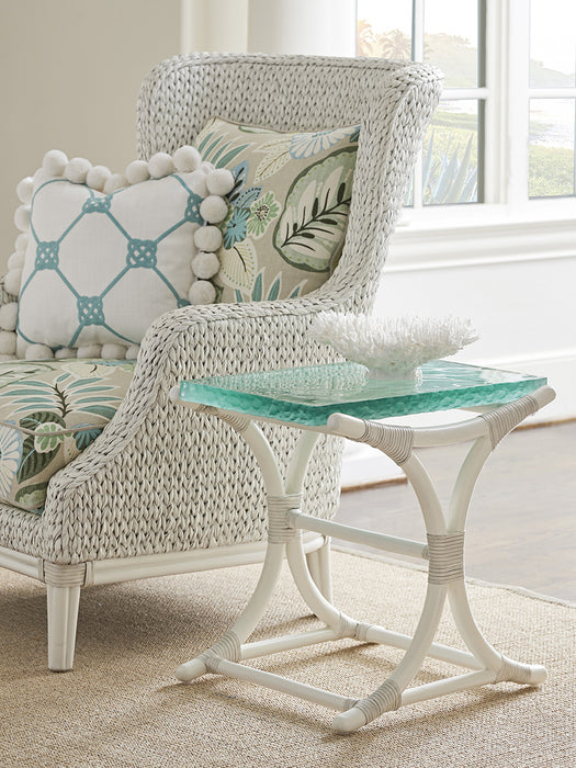 Tommy Bahama Ocean Breeze Dania Sea Glass End Table