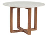 Tommy Bahama Palm Desert Arcadia Marble Top Round Breakfast Table in Sierra image