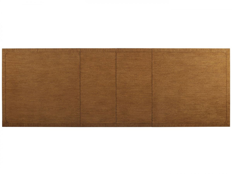 Tommy Bahama Palm Desert San Marino Double Pedestal Rectangular Dining Table in Sierra