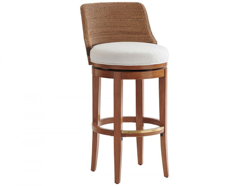 Tommy Bahama Palm Desert Kipton Swivel Bar Stool in Sierra (Set of 2) image